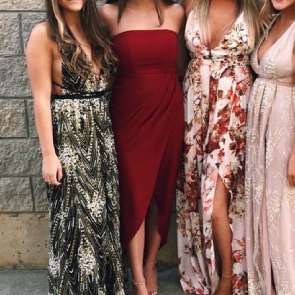 Showpo Red Formal Dress